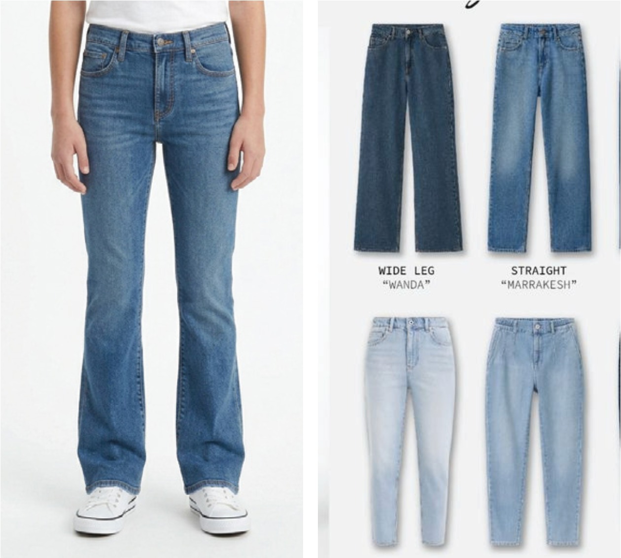 Custom-fit jeans